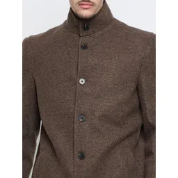 duke Tweed Solid Coat For Men image 4