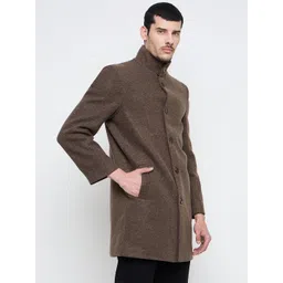 duke Tweed Solid Coat For Men image 3
