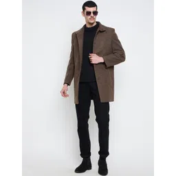 duke Tweed Solid Coat For Men image 5
