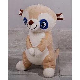 Dukiekooky Kids Grey & White Meerkat Soft Toy- Hight 30 CM-picture-48