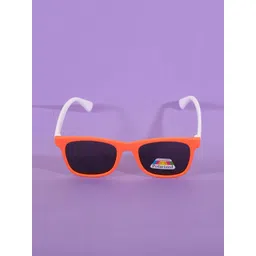 DukieKooky Kids Wayfarer Sunglasses with Polarised and UV Protected Lens DKSG506C-Orange-picture-31