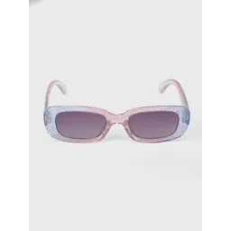 DukieKooky Unisex Kids Black Lens & Pink Rectangle Sunglasses with-picture-31