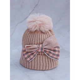 DukieKooky Unisex Kids Colourblocked Woollen Beanie-picture-25
