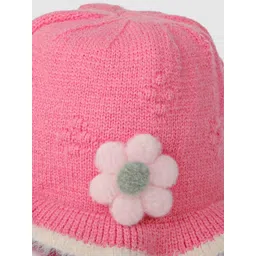 DukieKooky Unisex Kids Embroidered Woollen Beanie-picture-14