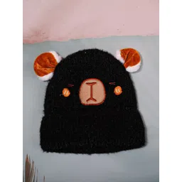 DukieKooky Unisex Kids Embroidered Woollen Beanie-picture-30