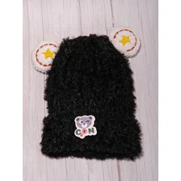 DukieKooky Unisex Kids Embroidered Woollen Beanie-picture-40