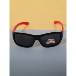 DukieKooky Unisex Kids Rectangle Sunglasses with Polarised and UV Protected Lens-picture-22