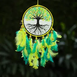 duli Dream catcher TreeofLife Wall Hanging for Living Room Bedroom Balcony Decoration Feather Dream Catcher-picture-32