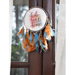 DULI White & Orange Colored Printed Windchimes-picture-38