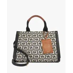 dune london Dialect Monogram Tote with Detachable Purse-picture-39