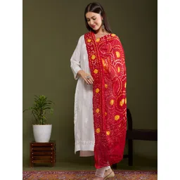 Dupatta Bazaar Bandhani Printed Cotton Dupatta-picture-31