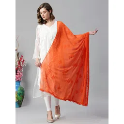 Dupatta Bazaar Embroidered Chiffon Dupatta-picture-39