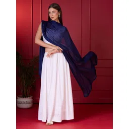 Dupatta Bazaar Embroidered Dupatta with Thread Work-picture-14