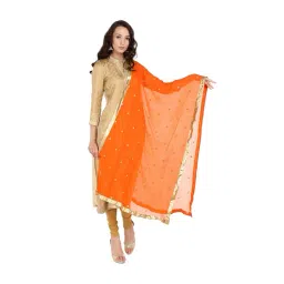 Dupatta Bazaar Orange Dupatta-picture-27