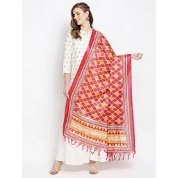 Dupatta Bazaar Printed Art Silk Dupatta-image-3