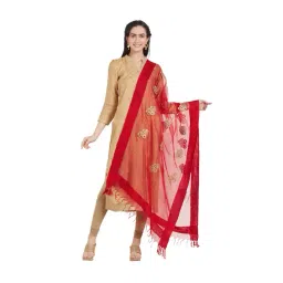 Dupatta Bazaar Red Dupatta-picture-13