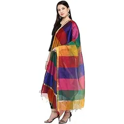 dupatta bazaar Women's Solid Chiffon Dupatta-picture-15