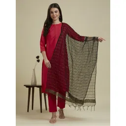 Dupatta Bazaar Woven Design Organza Dupatta-picture-13