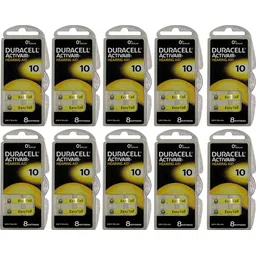 duracell Hearing Aids Batteries Size 10 (80 batteries) | DU10 Size Hearing Aid Battery-picture-16
