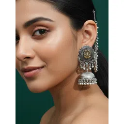 DURATI Geometric Jhumkas Earrings-picture-18