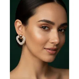 DURATI Heart Shaped Studs Earrings-picture-35