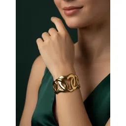 DURATI Women Gold-Plated Cuff Bracelet-picture-35