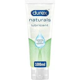 Durex Lube Naturals Intimate Lubricant Gel for men & women - 100 ml | 100% Natural ingredients | Compatible with condoms & toys, White, 100 ml-picture-10