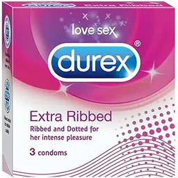 Durex Extra Ribbed - Pack of 3 Condoms-picture-31