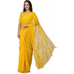 DURGA EMPORIO Bandhani Pure Chiffon Bandhani Saree-picture-33