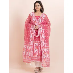 Durga Handlooms Pure Cotton Unstitched Dress Material-picture-32