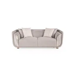 Durian Astoria Grey Fabric 2 Seater Sofas-picture-21