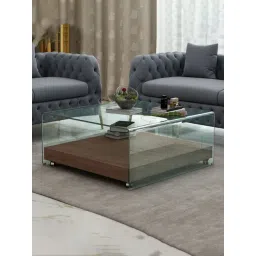 Durian Cole Transparent Glass Standard Size Coffee Table-picture-28