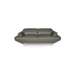Durian Orlando Slate Grey Premium Leatherette 3 Seater Sofa-picture-28