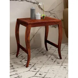 Durian Reagan Mid-Century Modern Brown Solid Wood End Table Walnut Finish-picture-25