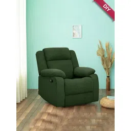 Duroflex Avalon Green Wood E - Motorized Electric Powered Single Seater Recliner with USB Port-picture-40