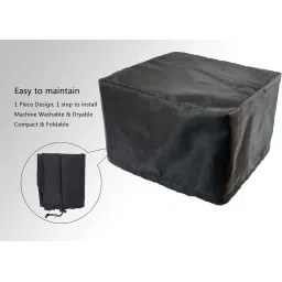 Dust Cover Protect Case for Instant Pot Coffee Machine Air Fryer Microwave oven Kitchen appliance Cover Black (Black, 22Wx17Dx15H in) image 2