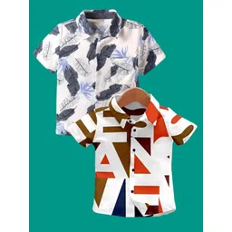 DUTT CREATION Boys Classic Floral Printed Casual Shirt-picture-57