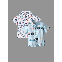 DUTT CREATION Boys Classic Floral Printed Formal Shirt-picture-54