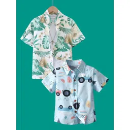 DUTT CREATION Boys Classic Printed Casual Shirt-picture-56