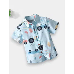 DUTT CREATION Boys Classic Printed Casual Shirt-picture-42