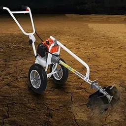 DVI 50CC 4 Stroke Trolley Brush Cutter| with Weeder Attachment | for Grass Trimming & Weeding Soil | with 80T, 3T, 2T Blade & TAP N Go (with Paddy Weeder Attachment)-image-3