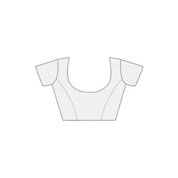 DWIJA FASHION Floral Embroidered Sequinned Organza Saree With Blouse Piece image 4