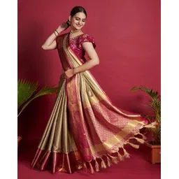 dwini Saree with Woven Motifs-picture-20