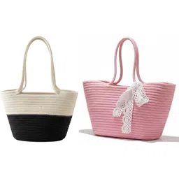 dyarchy Women Black, White, Pink Hand-held Bag-picture-13