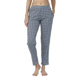 Dyca Blue Printed Lounge Pants-picture-21