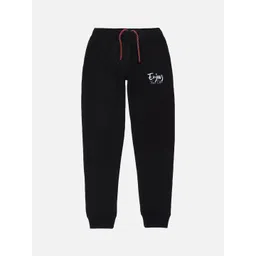DYCA Boys Black Solid Cotton Joggers-picture-17