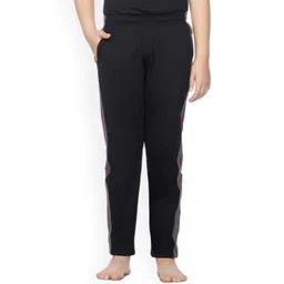 DYCA Boys Black Solid Mid Rise Cotton Lounge Pant-picture-20