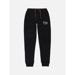DYCA Boys Black Solid Pure Cotton Track Pants-picture-13