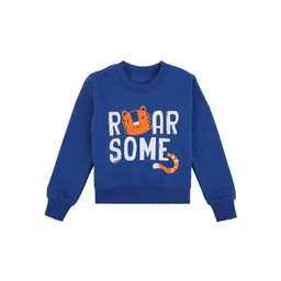 DYCA Boys Blue & White Printed Cotton Sweatshirt-picture-48