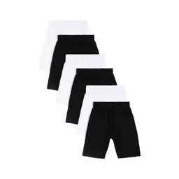 DYCA Girls Pack of 6 Solid Cotton Shorts-picture-12